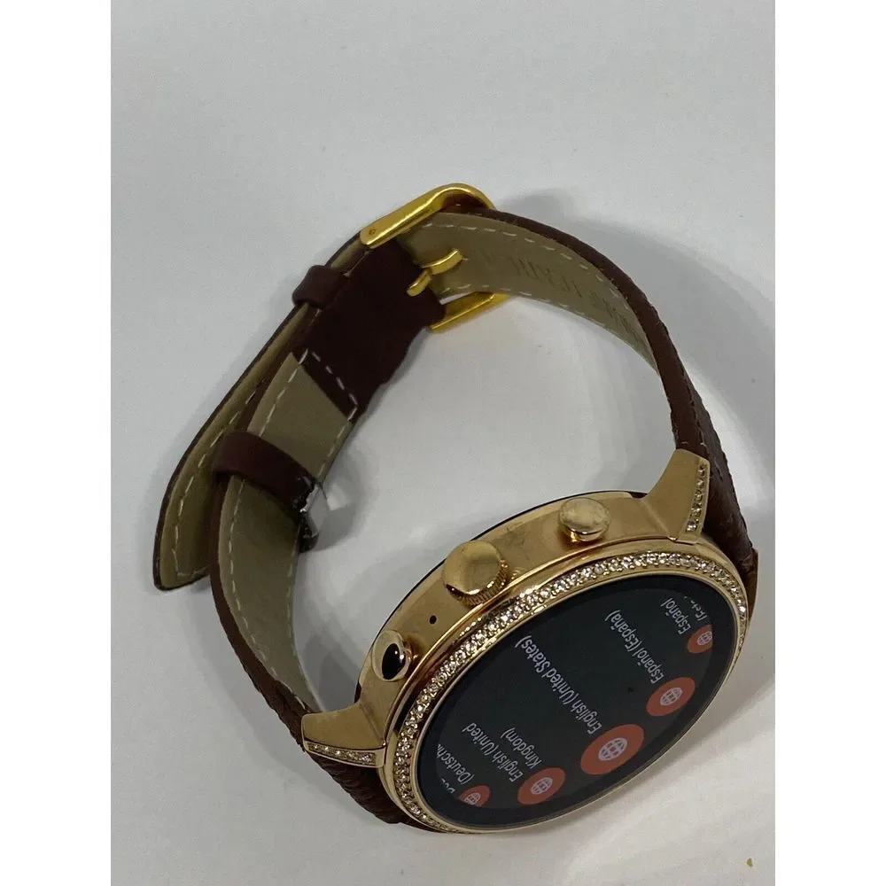 Fossil Gen 4 Authentic Digital Dial Smart Watch Custom Band FTW6015 AB574